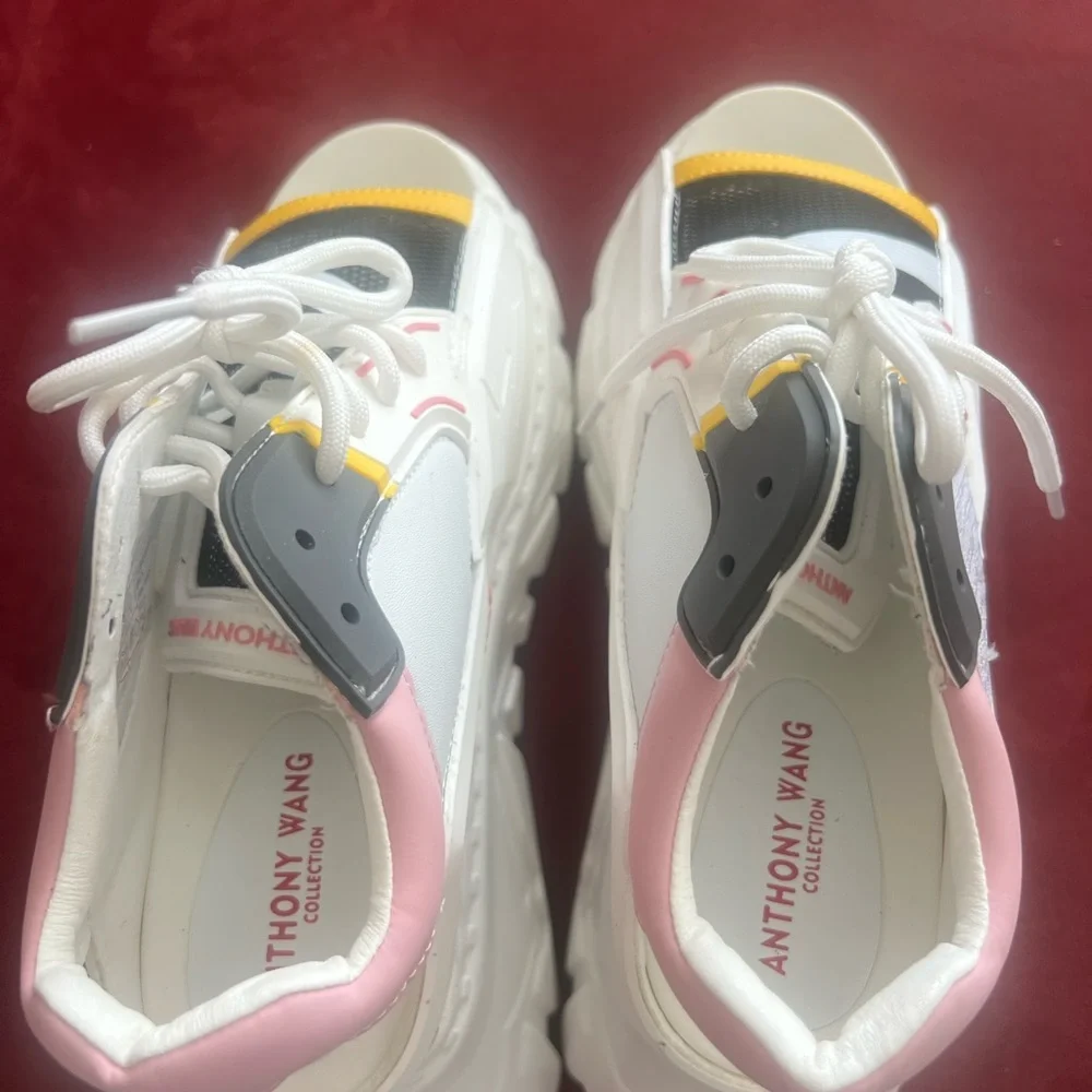 Anthony Wang Gooseberry-01 Punk Rave Open Toe Platform Sz 7.5 - Picture 5 of 6